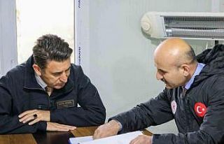 İnhisar ilçesinde yapımı devam eden TOKİ hızlı...