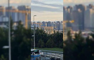 İstanbul’dan Uludağ manzarası göründü