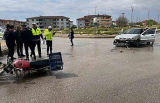 İznik’te otomobil ile motosiklet çarpıştı:1...