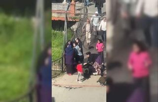 Kadınların kavgasını erkekler ayırdı