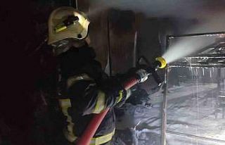 Kahramanmaraş’ta işçilerin kaldığı konteynerlerde...