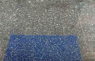 Kastamonu’da sağanak ve dolu yağışı etkili...