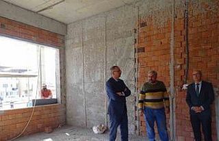 Kaymakam Özderin Aliçetinkaya İlkokulu inşaatı...