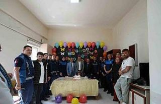 Kayseri zabıtasından minik Asya’ya doğum günü...