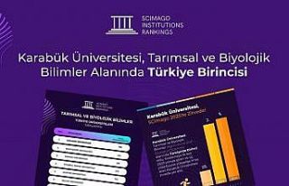 KBÜ, tarımsal ve biyolojik bilimlerdeki başarısıyla...