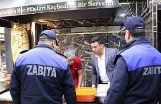 Kilis’te zabıta ekiplerinden dönercilerde hijyen...
