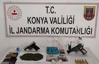 Konya’da jandarmadan uyuşturucu operasyonu