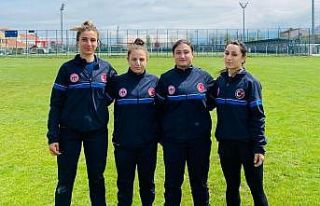 Körfezli kadın sporcular milli takım kampında