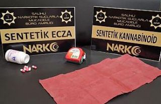 Manisa’da şüpheliden kağıda emdirilmiş uyuşturucu...