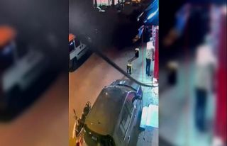 Marketten içeceğin çalındığı anlar kameraya...