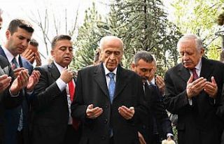 MHP Genel Başkanı Devlet Bahçeli, Türkeş’in...