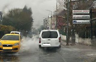 Milas’ta sağanak yağış etkili oldu