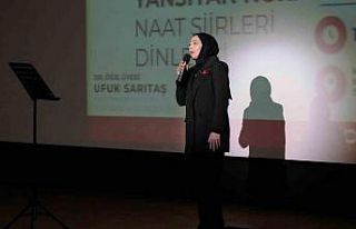 "Mısralara yansıyan nur" şiir dinletisi"...