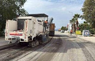 Muğla Büyükşehir’den Bodrum Turgutreis yolunda...