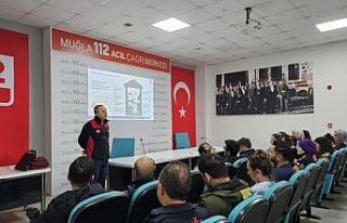 Muğla’da 112 personeline afet farkındalığı...