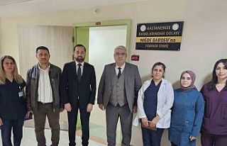 Niğde Barosu’ndan hastaneye anlamlı bağış