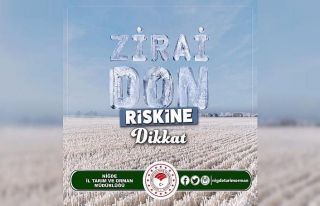 Niğde için zirai don uyarısı