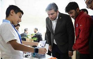 Öğrencilerin hazırladığı projeler, bilim merkezinde...