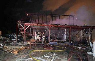 Orman içerisindeki baraka yangında kül oldu