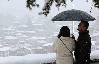 "Osmanlı’nın Parmak İzi" kar manzaraları...