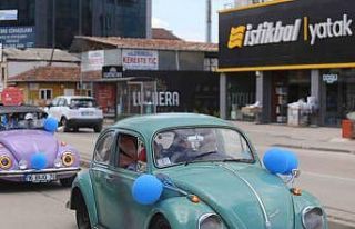 Otizmli çocuklar vosvoslarla şehir turu attı