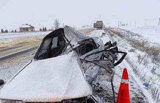 Otomobil kamyona çarptı: 2 ölü