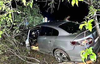 Otomobil şarampole yuvarlandı: 2 yaralı