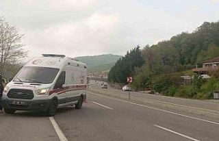 Otomobil tarlaya uçtu, dede ve iki torunu yaralandı