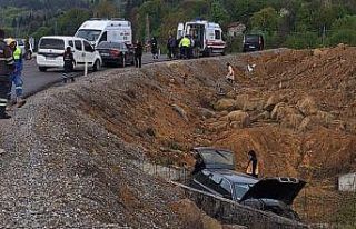 Otomobil yol çalışması için alternatif açılan...