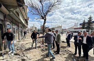 Patnos çarşı merkezi yenileniyor