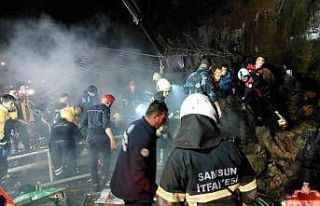 Samsun’da heyelan: Akaryakıt istasyonunda arama-kurtarma...