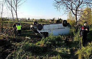 Samsun’da minibüs takla attı: 1 ölü, 2 yaralı