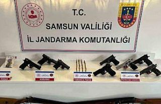 Samsun’da silah operasyonu: 6 kişi yakalandı