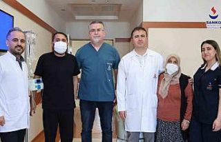 SANKO Üniversitesi Hastanesi’nde anneden oğluna...