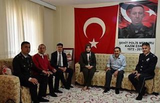 Şehit ailelerine ziyaret