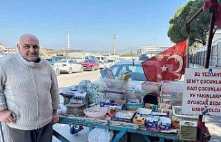 Şehit çocuğundan etkilendi 8 yıldır bedava oyuncak...