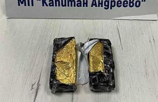 Sınırda 186 bin Euro değerinde altın yakalandı