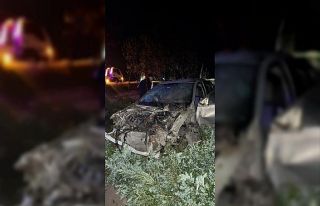 Söğütlü’de tarlaya uçan otomobildeki 4 kişi...