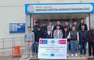 Staj için Almanya’ya gittiler