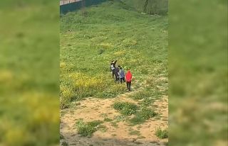 Sultangazi’de çocukların tehlikeli oyunu cep telefonu...