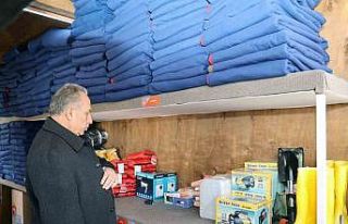 Talas’ta acil durum konteynerleri güven veriyor