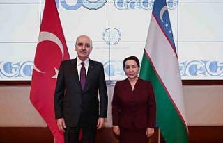TBMM Başkanı Kurtulmuş, Özbekistan Meclis Başkanları...
