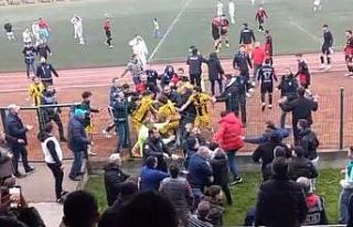 Terme’de futbol müsabakası kavgayla sonlandı