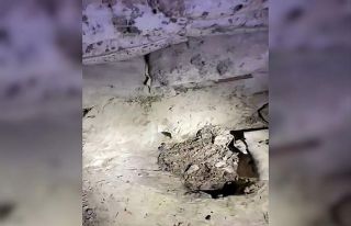 Teröristlerin kullandığı mağara kullanılamaz...