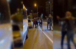 Trafikte ’yol vermedin’ kavgası