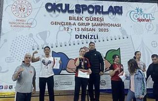 Turgutlulu Sevinç Nur’un bileği bükülmüyor