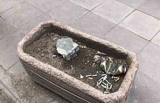 Vatandaşlar ceza ödememek için çözümü saksıda...