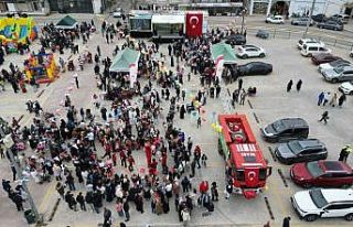 ‘Yeşil Vatan Tırı’ 2 bine yakın miniği hem...