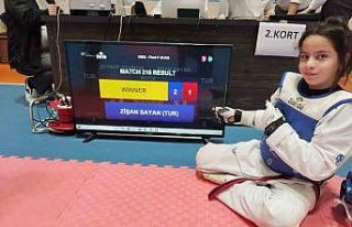 10 yaşında Kayseri şampiyonu oldu