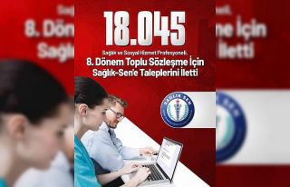 18 bin 45 sağlık ve sosyal hizmet profesyoneli toplu...